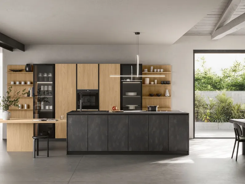 Cucina Moderna con isola Ortigia di Imab