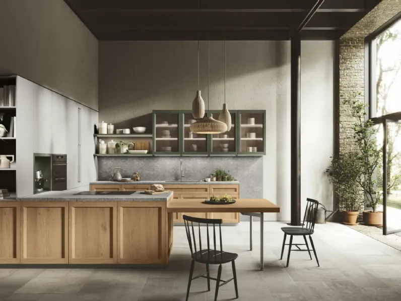 Cucina Moderna con penisola Palio 07 di Stosa