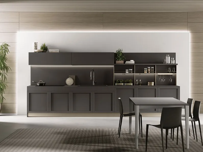 Cucina Moderna ad angolo Penta 11 di Colombini Casa Artec