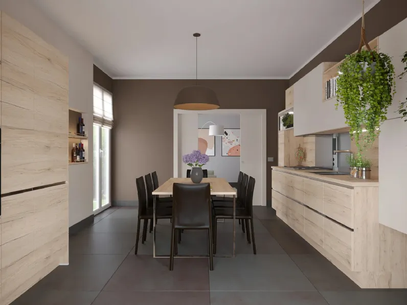 Cucina Moderna lineare Porto Riviera di Life Cucine