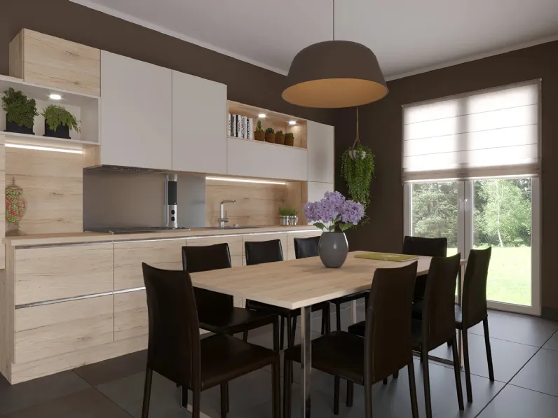 Cucina Moderna lineare Porto Riviera di Life Cucine