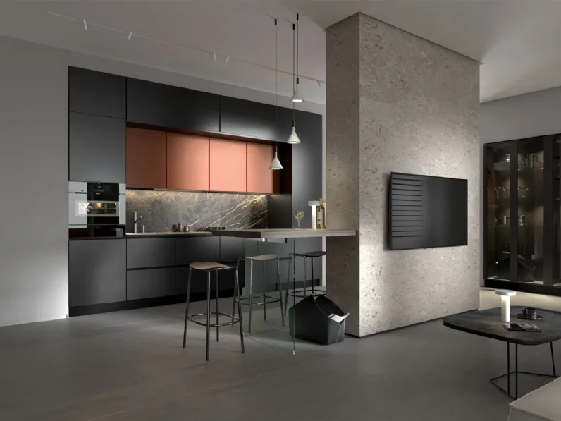 Cucina Moderna lineare Pratica 2105 Tag di La Casa Moderna