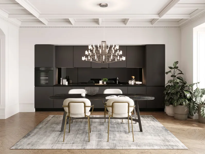 Cucina Moderna lineare Pratica 2404 di La Casa Moderna