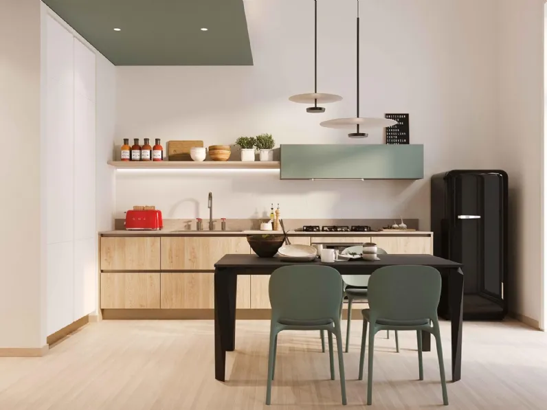 Cucina Moderna lineare Pratica 2503 di La Casa Moderna