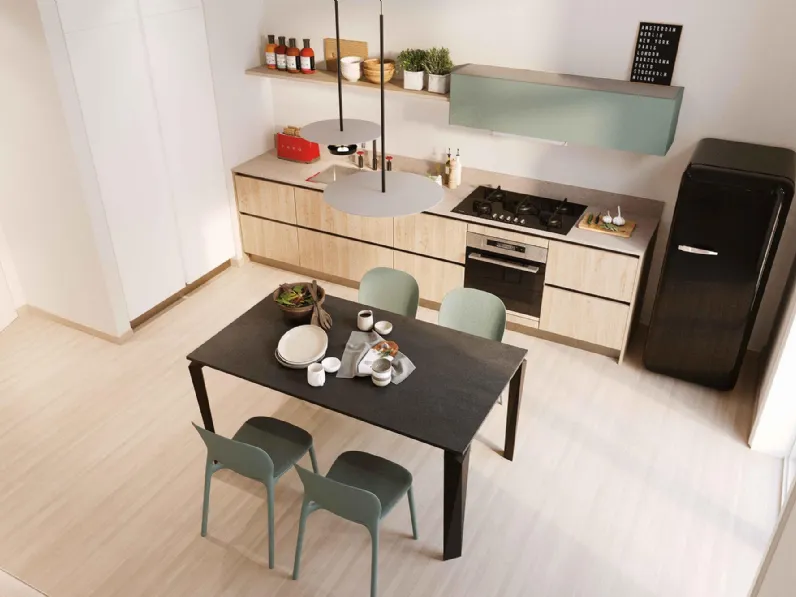 Cucina Moderna lineare Pratica 2503 di La Casa Moderna