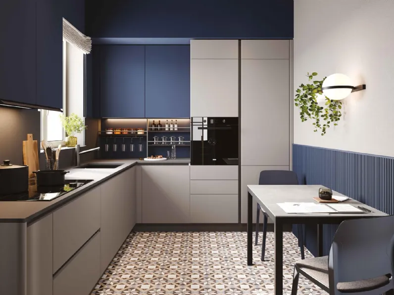 Cucina Moderna angolare Pratica 2519 di La Casa Moderna