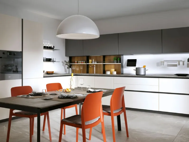 Cucina Moderna angolare Pratica 08 Tag di La Casa Moderna