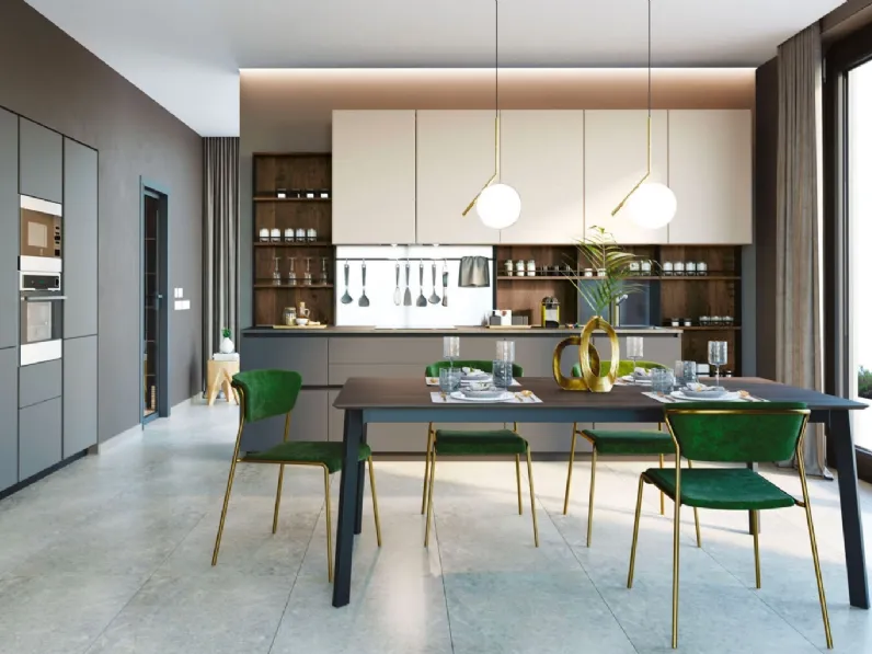 Cucina Moderna Pratica ad angolo 05 Tag di La Casa Moderna