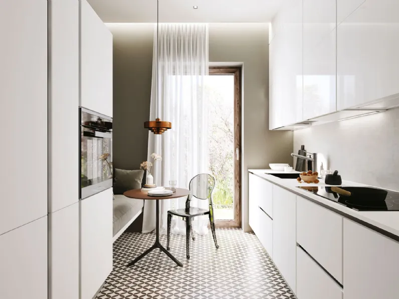 Cucina Moderna lineare Pratica Carol di La Casa Moderna