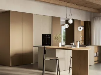 Cucina moderna Prima Cucine con penisola Domino.