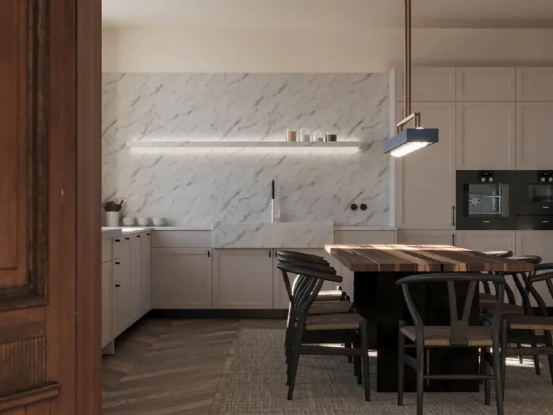 Cucina Moderna Quadra Angolare di Scic