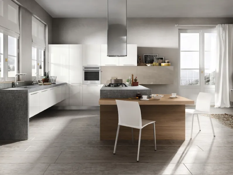 Cucina Moderna Reflexa con isola di Home Cucine
