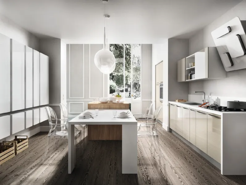 Cucina Moderna Reflexa con isola di Home Cucine