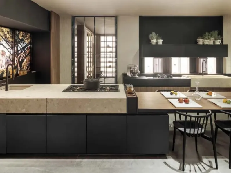 Cucina Monolite Mediterraneum di Scic