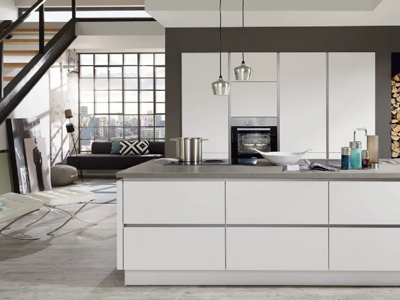 Cucina Moderna con isola Senso 488 di Nobilia