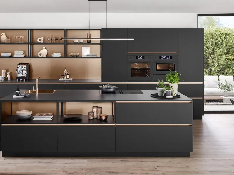 Cucina Moderna con isola Senso 496 di Nobilia