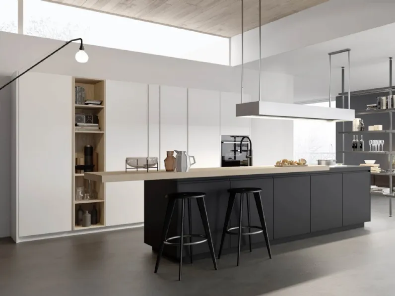 Cucina Moderna Sistematica con isola 07 Tratto di La Casa Moderna