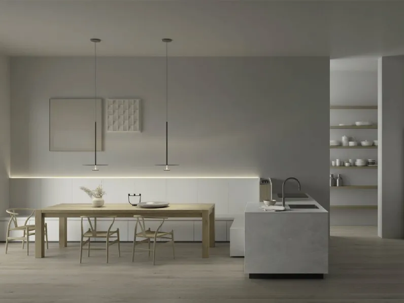 Cucina Moderna Sistematica con penisola 04 Tratto di La Casa Moderna