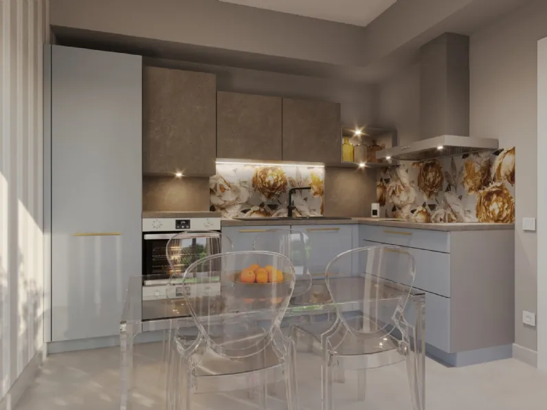 Cucina Moderna angolare Sky di Life Cucine