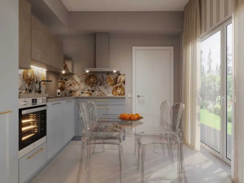 Cucina Moderna angolare Sky di Life Cucine