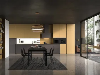 Cucina lineare SP-22 Moderno 02 di Astra, design contemporaneo e funzionale