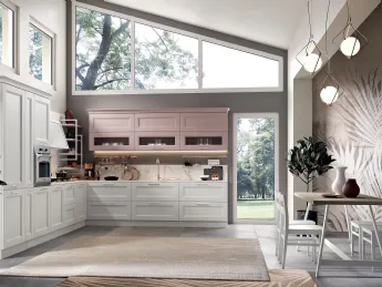 La Cucina Moderna angolare Merano 03 di Spar unisce design contemporaneo e funzionalità per ambienti