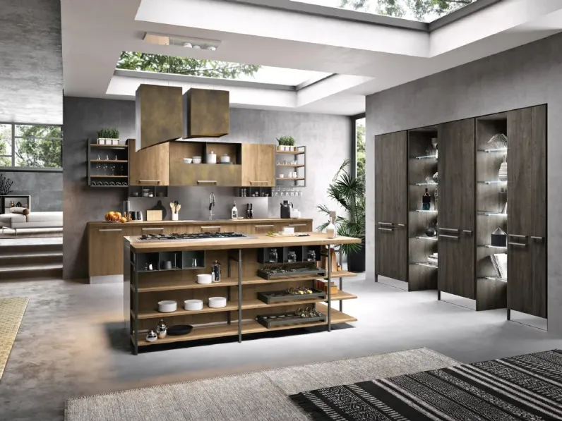 Cucina Moderna con isola Miami 32 di Spar