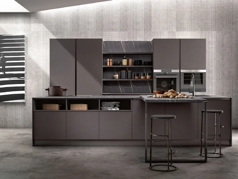 Cucina Moderna con isola Stella 02 di Essebi