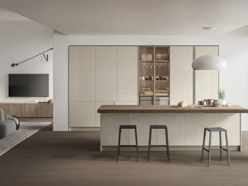 Cucina Moderna con isola Aliant 02 di Stosa