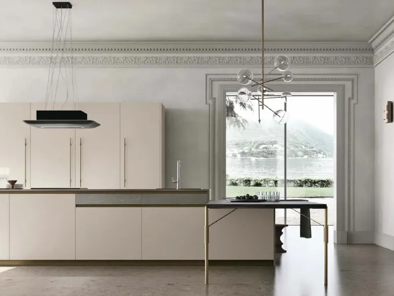 Cucina Moderna con penisola Metropolis 05 di Stosa