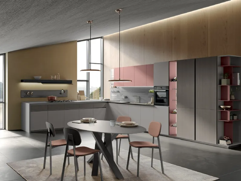 Cucina Moderna angolare Tablet di Creo