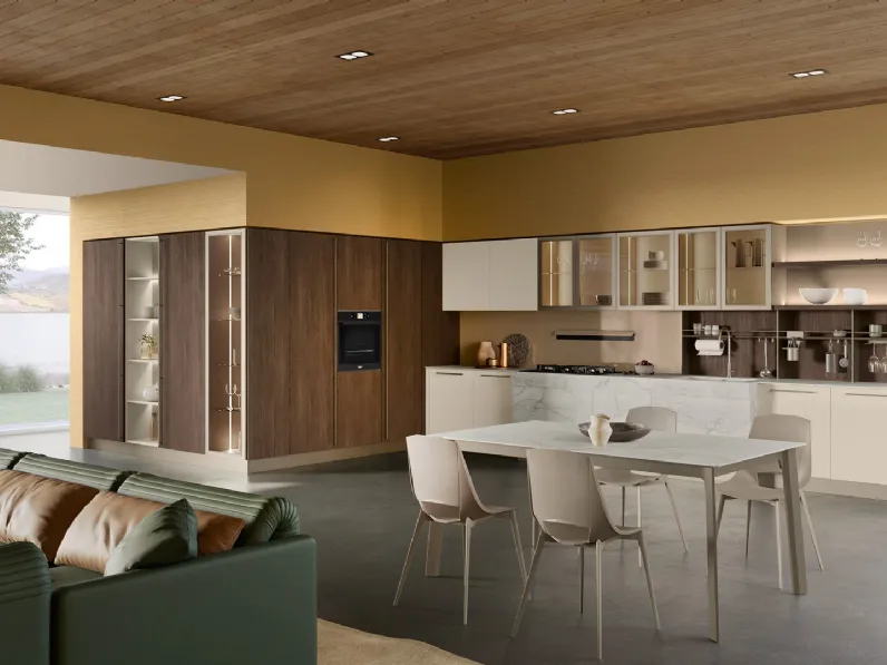 Cucina Moderna angolare Tablet di Creo