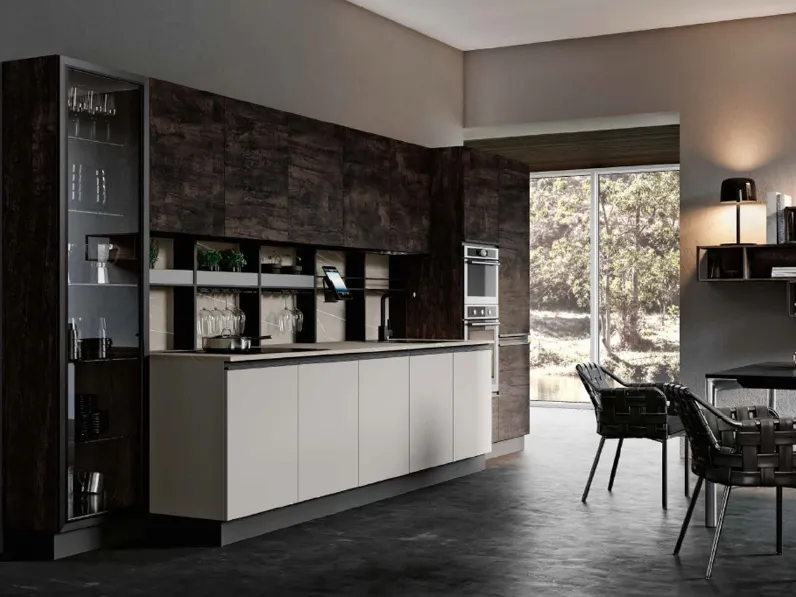 Cucina Moderna lineare Teia di Imab