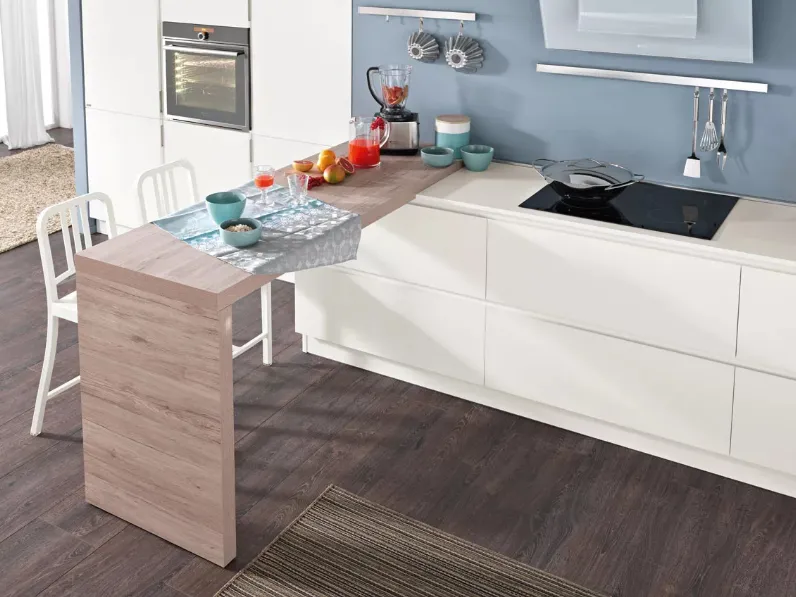 Cucina Moderna con penisola Tokyo 44 di Spar