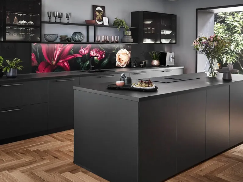 Cucina Moderna con isola Touch 340 di Nobilia