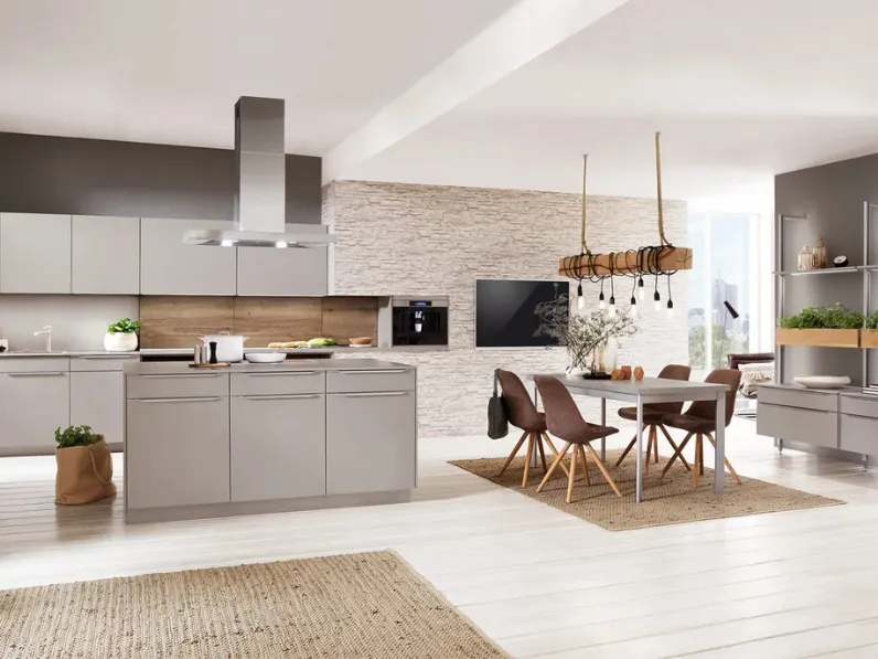 Cucina Moderna con isola Touch 341di Nobilia