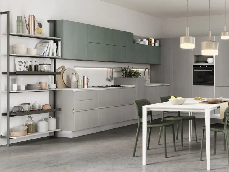 Cucina Moderna ad angolo Unica 10 di Lube