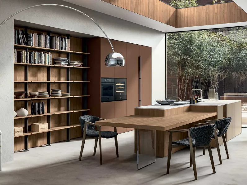 Cucina Moderna con isola Ventidue & XL 02 di GM Cucine