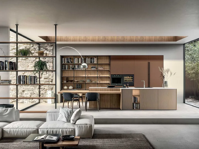 Cucina Moderna con isola Ventidue & XL 02 di GM Cucine