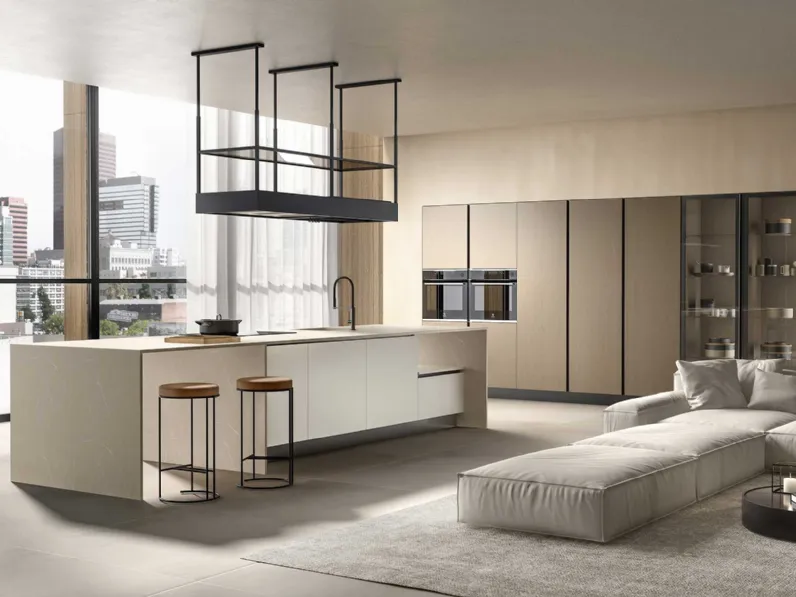 Cucina Moderna con isola Ventidue & XL 09 di GM Cucine