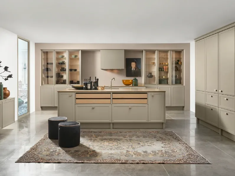 Cucina su misura Country Torino Lack Lava di Nolte