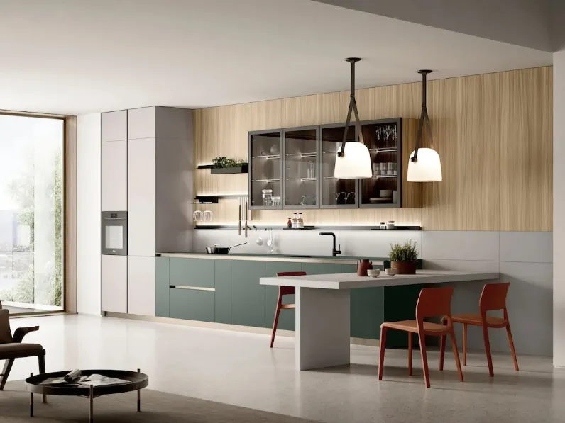 Cucina su misura Modula Composizione 04 di Febal Casa