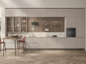La cucina su misura Motus 01 di Scavolini è un capolavoro di design e funzionalità.