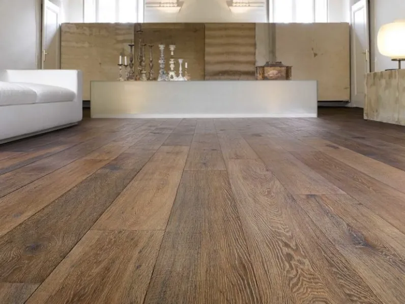 Parquet Atelier Réserve Traccia in Rovere di Listone Giordano
