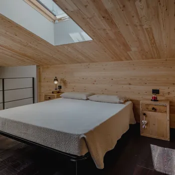 Parquet Croz in Rovere cotto di Fiemme Tremila
