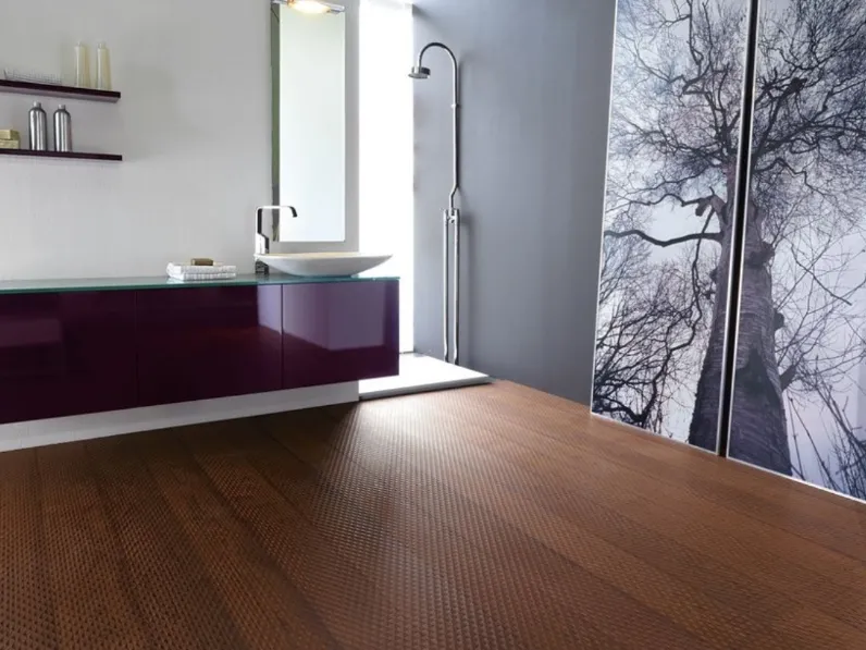 Parquet Faggio Vulcano Fresco Rombo di Mafi