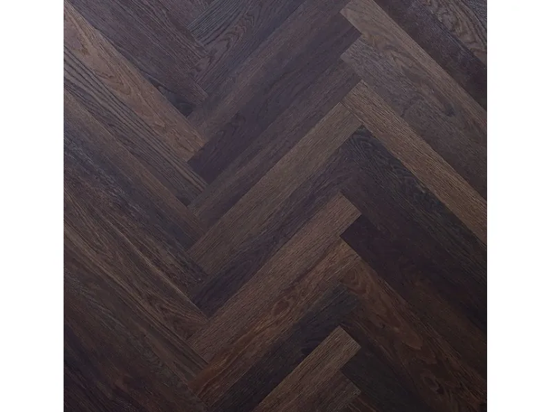 Parquet Floor City Line Smoked Fishbone in essenza rovere di Giacobazzi