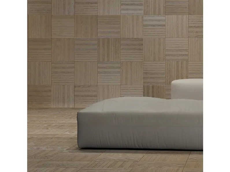 Parquet Mattonelle Tessuto in essenza rovere europeo di Giacobazzi