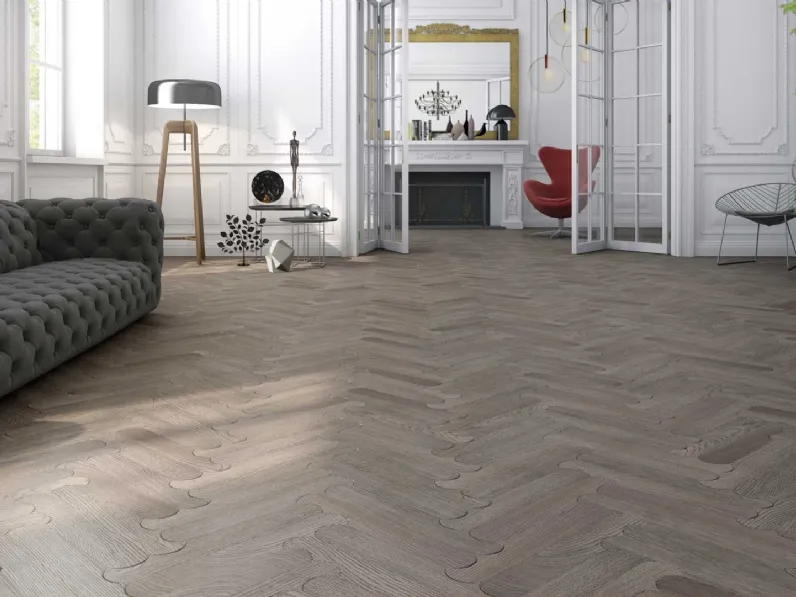 Parquet Natural Genius Biscuit in Rovere di Listone Giordano