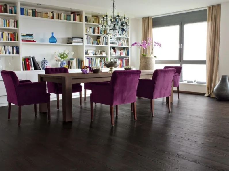 Parquet Nero Rovere Vulcano di Mafi